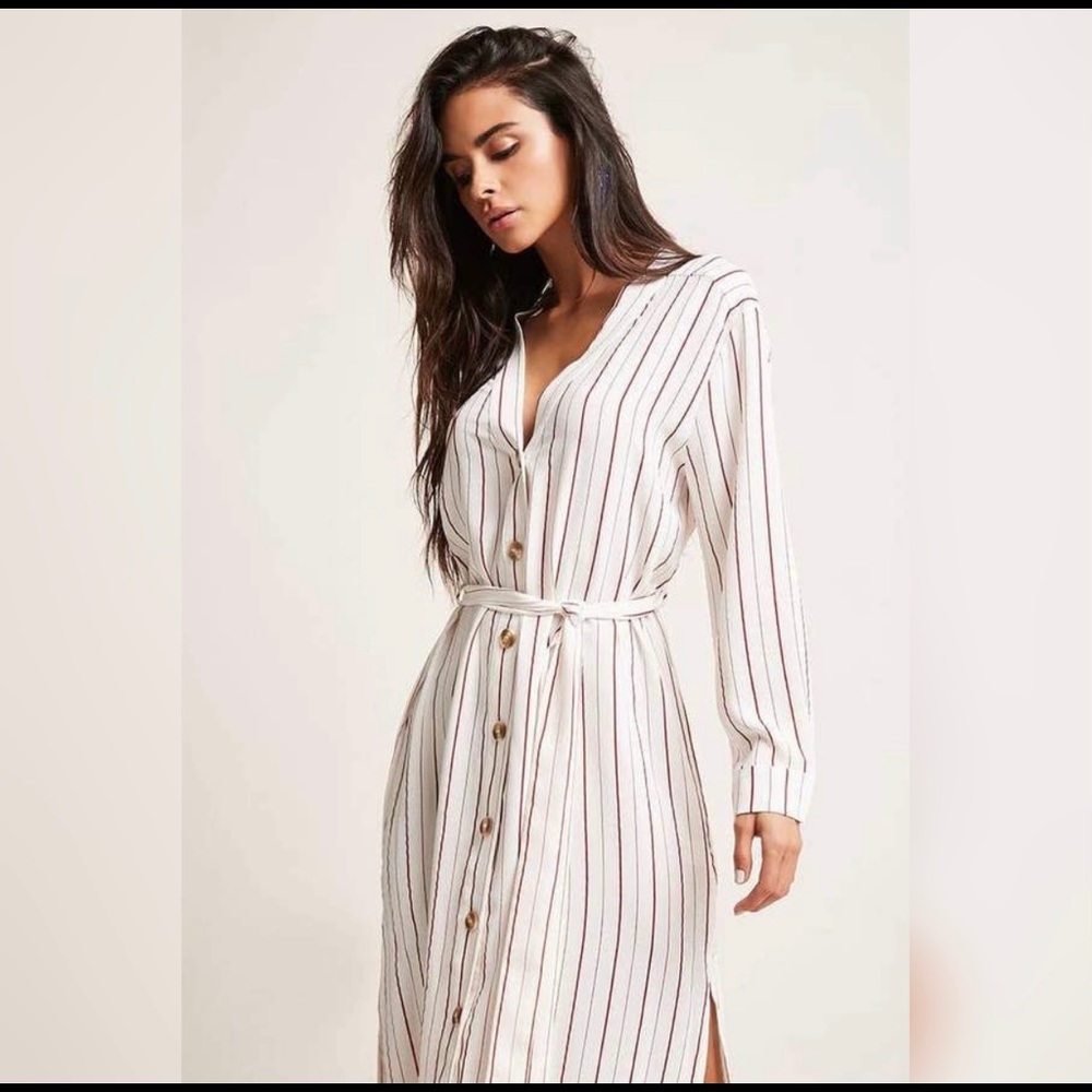 Stripe Duster Jacket - Picture 1 of 4